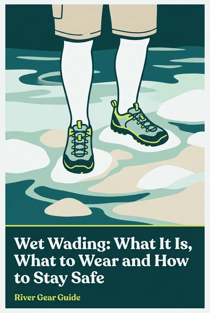 Pinterest pin: wet wading what to wear and stay safe